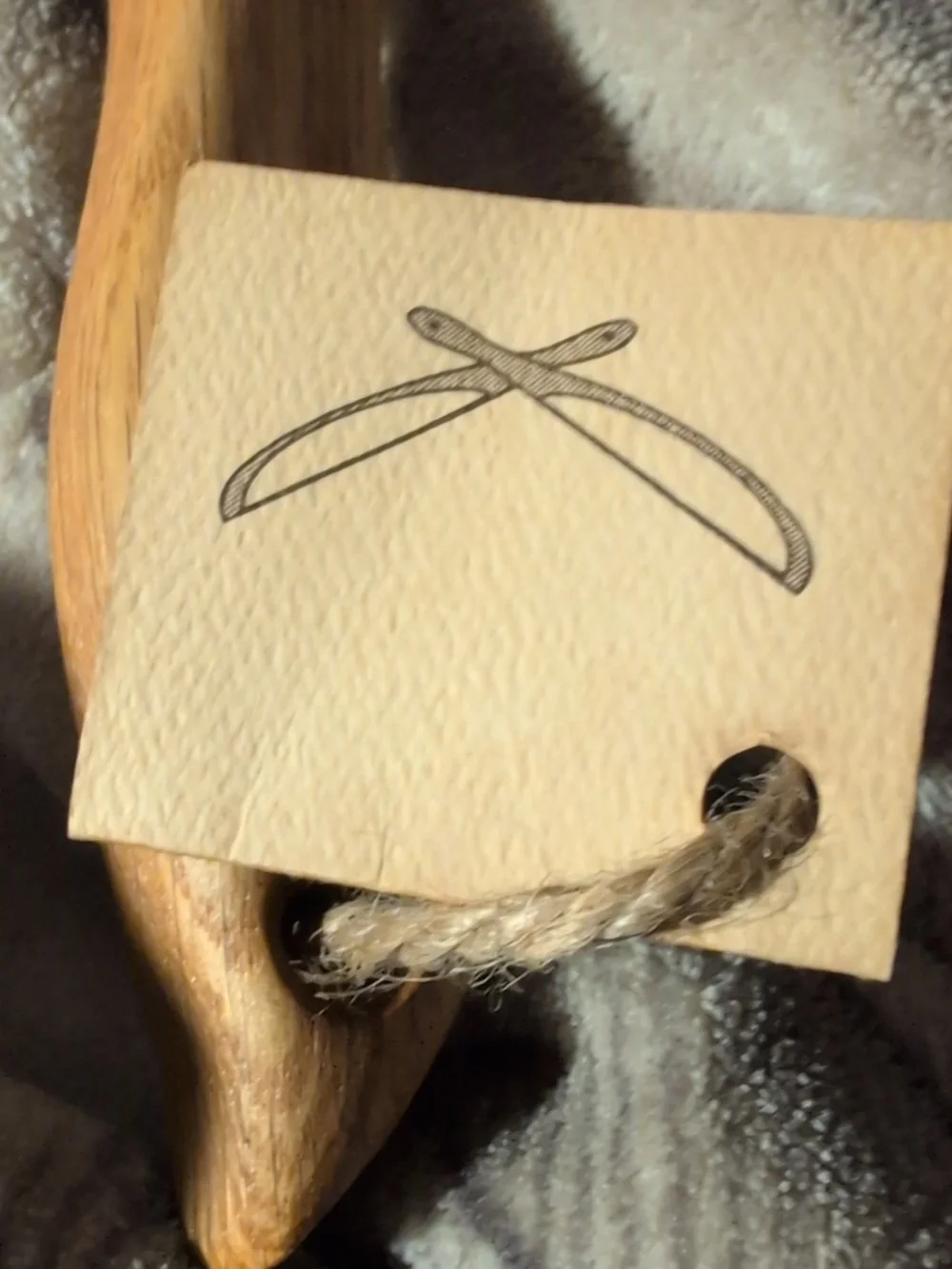 Handmade Oak Appalachian bread‎ bow knife with cover